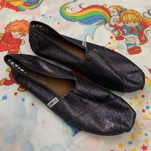 Holographic Rainbow Glitter TOMS 🦋✨